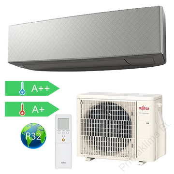 Fujitsu Design ASYG07KETF-B/AOYG07KETA (kültéri + beltéri egység) Oldalfali split klíma (Szürke) 2.0 kW Hősz. Inver. R32 Fujitsu Design ASYG07KETF-B/AOYG07KETA (kültéri + beltéri egység) Oldalfali split klíma (Szürke) 2.0 kW Hősz. Inver. R32