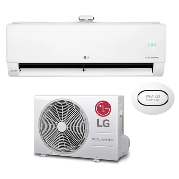 LG Air Purifying Dual Core& Pure AP12RK  oldalfali mono split klíma 3.5 kW
