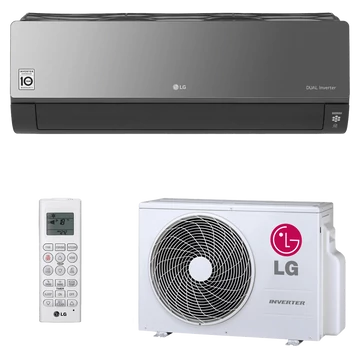 LG  AC18BK (beltéri + kültéri egység) ART COOL Mirror split klíma Tükör  5,2 kW, Inverter, Hősziv,R32