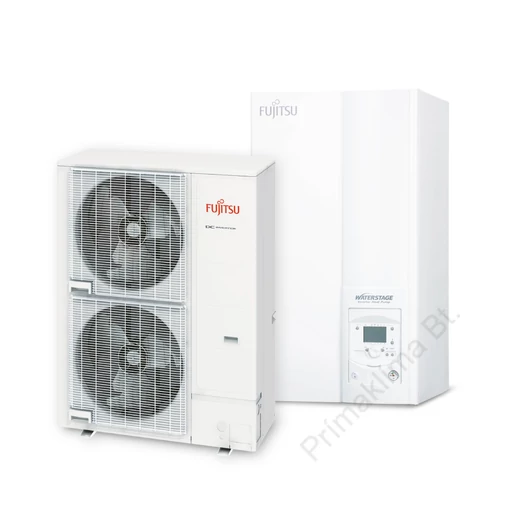 FUJITSU WSYK170DJ9/WOYK170LJL (hidraulikus egység+kültéri egység) Waterstage SHP levegő-víz hőszivattyú 17 kW,400V, R410 A
