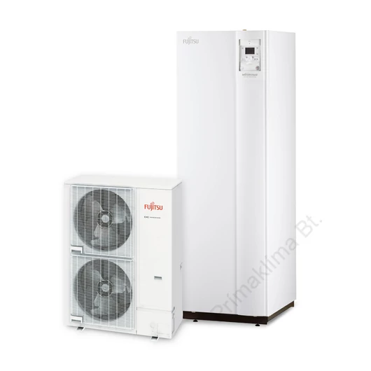 FUJITSU WGYG160DJ6/WOYG160LJL (hidraulikus egység+kültéri egység) Waterstage SHPDUO levegő-víz hőszivattyú ( beépített 190 literes HMV tartállyal) 16 kW,230V, R410 A