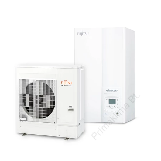 FUJITSU WSYA100ML3/WOYA100KLT (hidraulikus egység+kültéri egység) Waterstage levegő-víz hőszivattyú "COMFORT" 10 kW,230V, R32