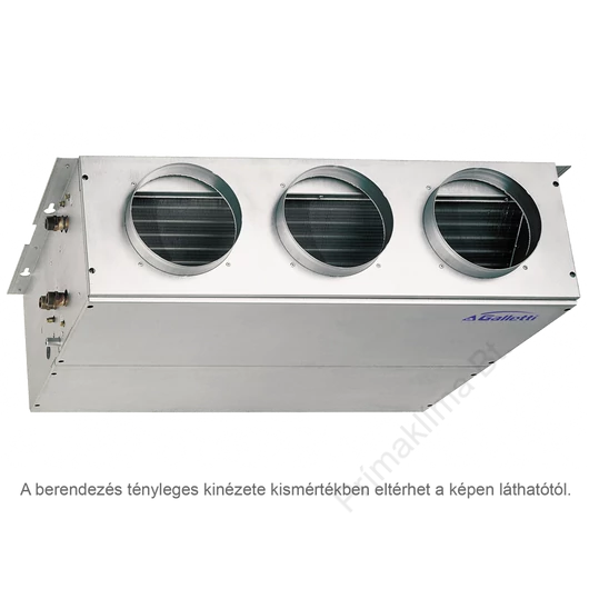 GALLETTI  UTN 40 A DF (UT40A0LL0000N0A)  Légcsatornás fan-coil, parapet/mennyezeti, 4 csöves 21,6 kW, 230-1-50