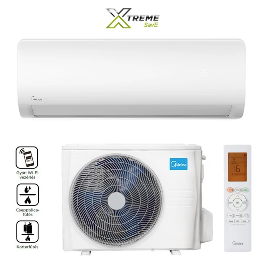 Midea Xtreme Save MG2X-12-SP  Full DC Inverter  mono split klíma, Wifi vezérléssel