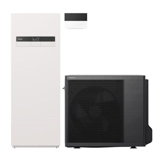 Panasonic Aquarea All In One High Performance Hydrokit KIT-ADC05L3E5 osztott levegő-víz hőszivattyú beépített 200 l-es HMV tárolóval 5 kW L generációs R290 